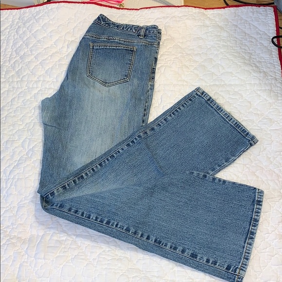 Michael Kors denim distressed Jeans bootcut 8/33 - Picture 1 of 6